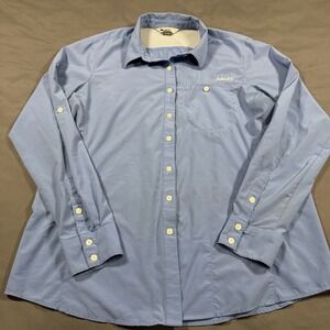 Ariat Tek Shirt Womens Large Button Down Long Sleeve Lightweight